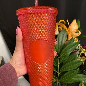 Limited edition  Barbie pink studded Starbucks cup